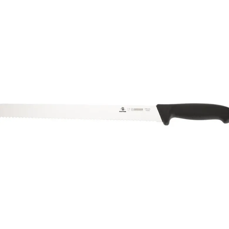 Giesser couteau à génoise manche noir 31cm
