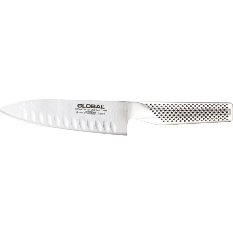 Global série G couteau de cuisine alvéolé G79 16 cm
