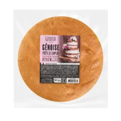 Génoise nature ronde 20 cm