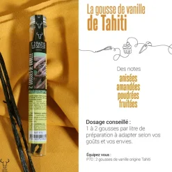 Gousse de Vanille Tahiti (x2)