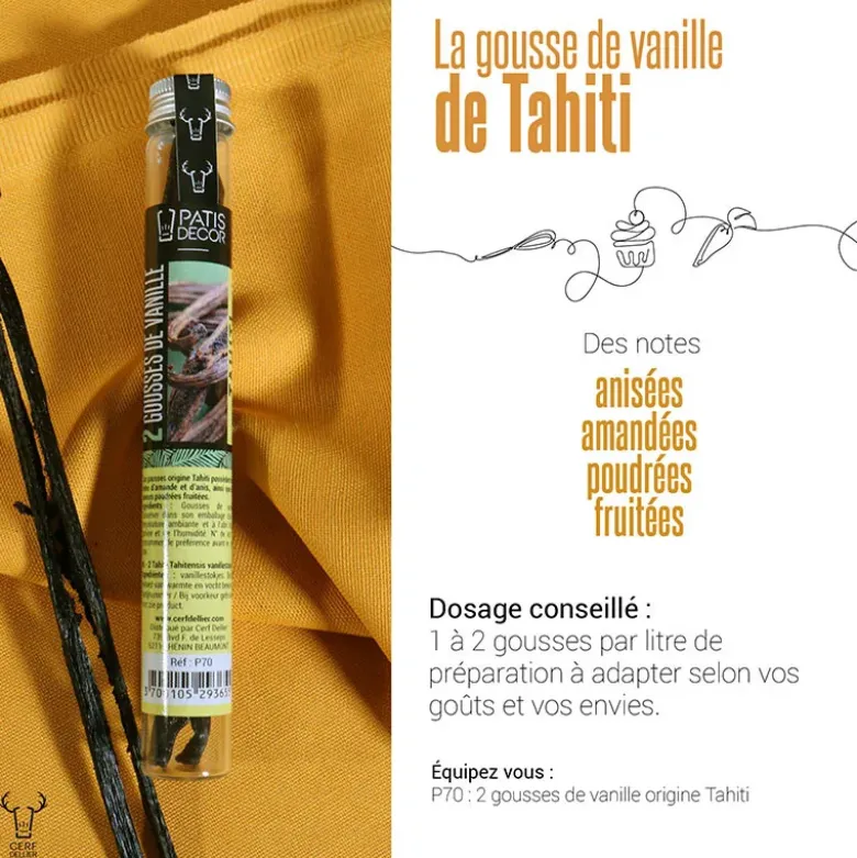 Gousse de Vanille Tahiti (x2)