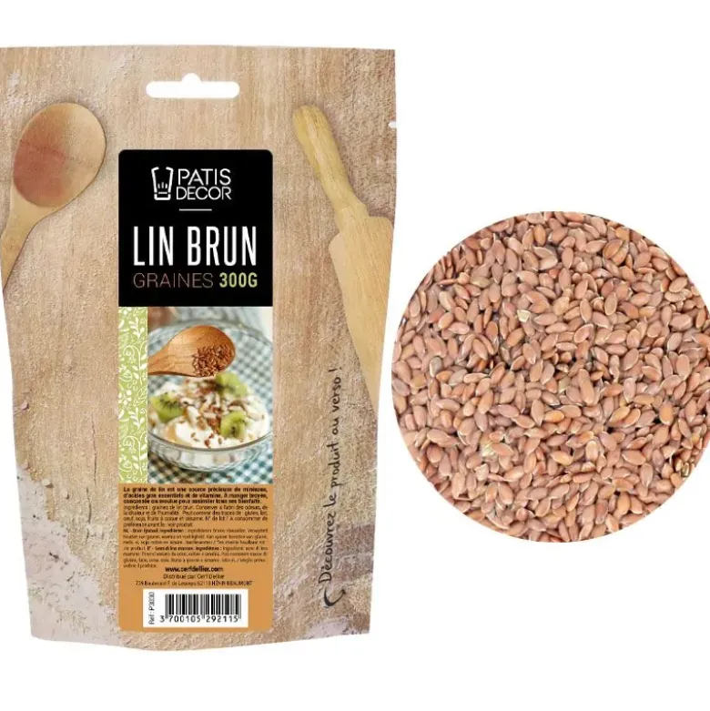 Graines de lin brun 300 g