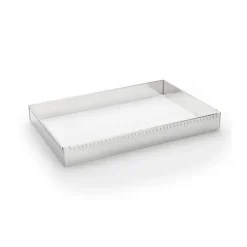 Grand cadre extensible inox rectangle Hauteur 5 cm De Buyer