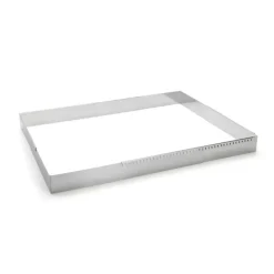 Grand cadre extensible inox rectangle Hauteur 5 cm De Buyer
