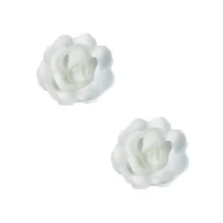Grandes roses blanches en azyme (x 6)