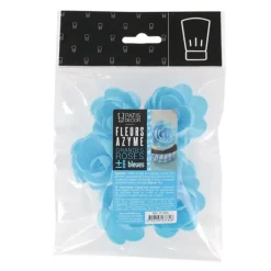 Grandes roses bleues en azyme (x 6)