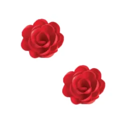 Grandes roses rouges en azyme (x 6)
