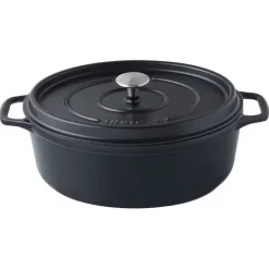Invicta mijoteuse ovale noire 31 x 26 cm