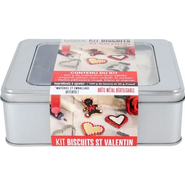 Kit biscuits thème St-Valentin