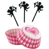 Kit déco cupcakes Saint-Valentin