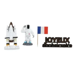 Kit décor gâteau astronaute