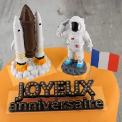 Kit décor gâteau astronaute
