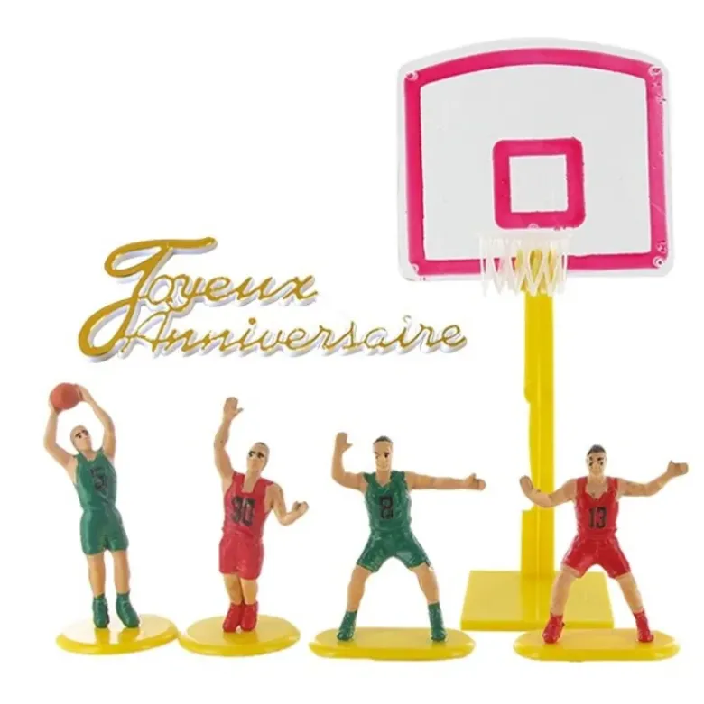 Kit décor gâteau Basket Ball