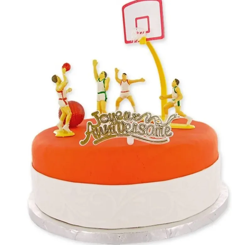 Kit décor gâteau Basket Ball