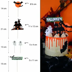 Kit de décors à gâteaux Halloween