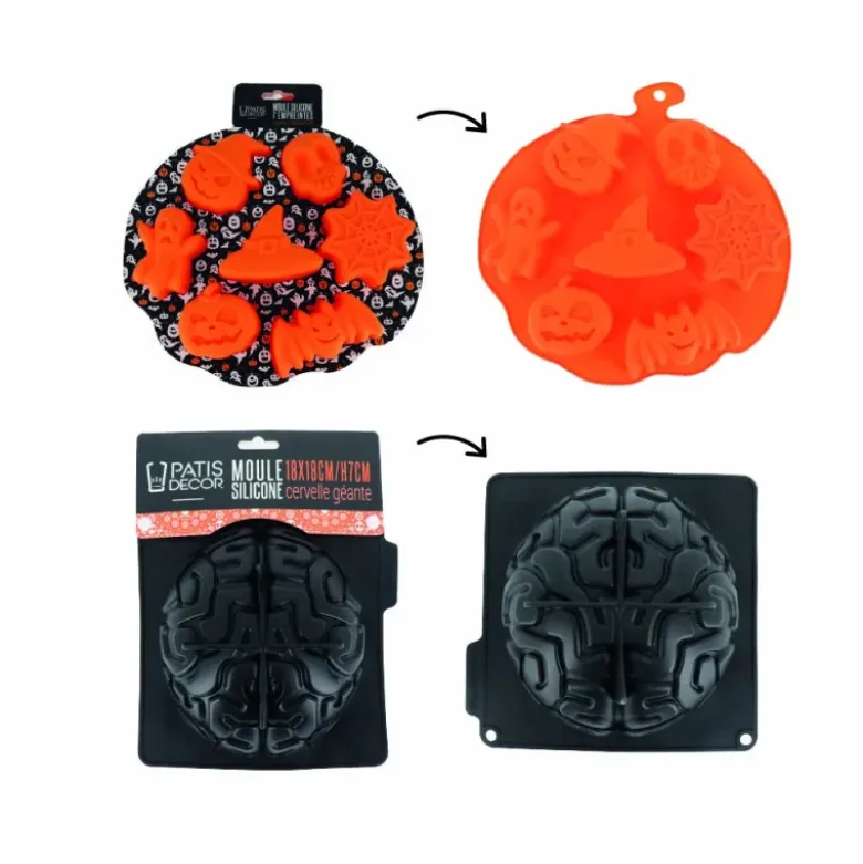 Kit de moules à gâteaux Halloween