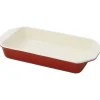 Le Chasseur plat à rôtir rouge 27 x 14 cm