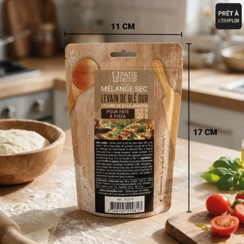 Levain de blé dur pour pâte à pizza 150 g