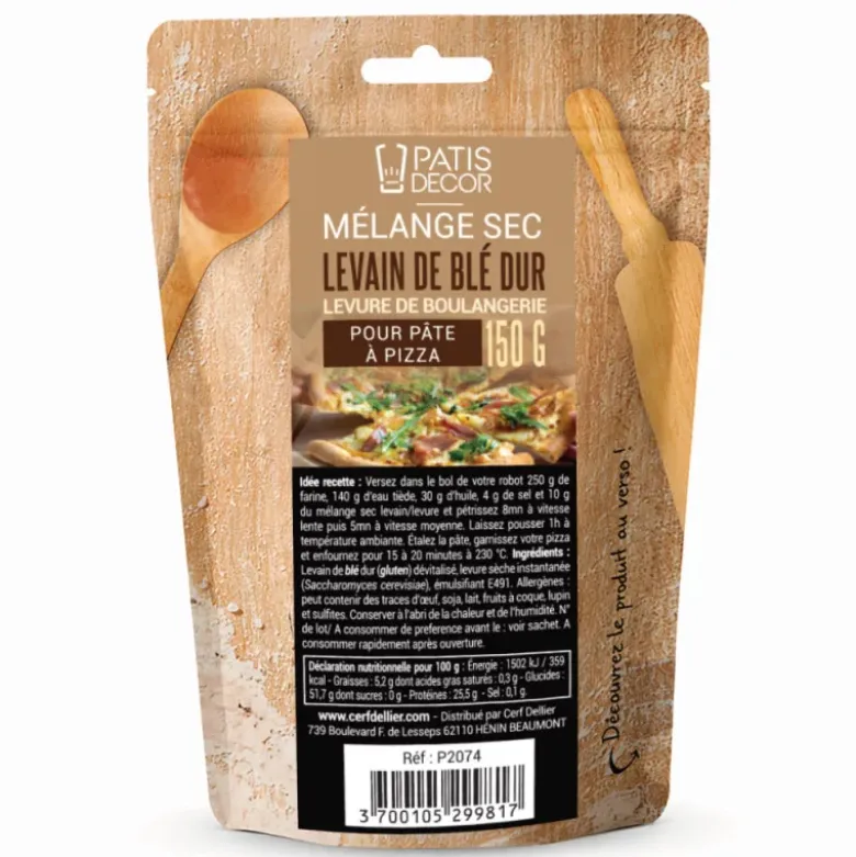 Levain de blé dur pour pâte à pizza 150 g