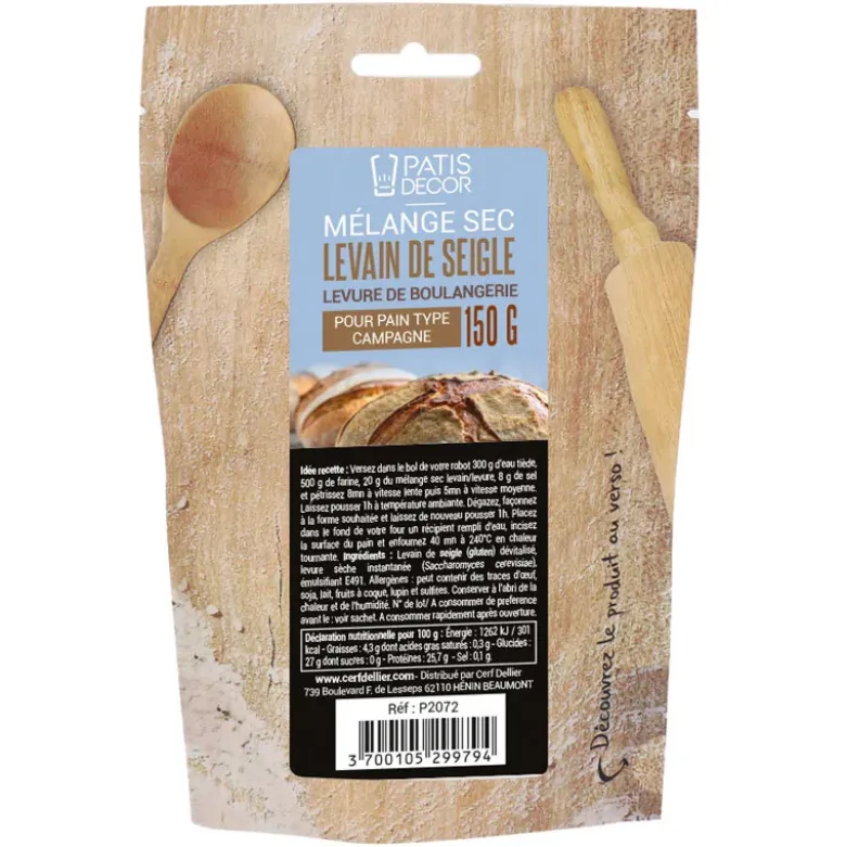 Levain de seigle 150 g - DDM 07/26