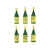 Lot de 6 bougies bouteilles de champagne