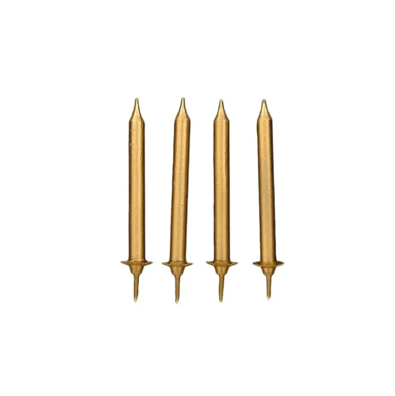 Lot de 12 bougies pailletées