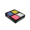 Lot de 250 bougies torsadées fines assorties - Hauteur 6 cm