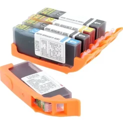 Lot de 5 cartouches d'encre alimentaire pour MG5150/MG5250/MG5350/IP4850