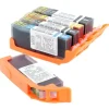 Lot de 5 cartouches d'encre alimentaire pour imprimantes TS6351/TS705A