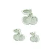 Lot de 3 découpoirs éjecteurs cerises