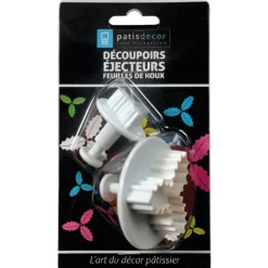 Lot de 2 découpoirs éjecteurs Feuilles de houx