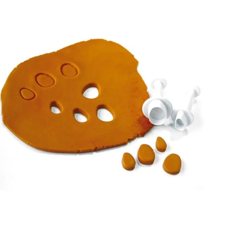 Lot de 3 découpoirs éjecteurs mini œufs