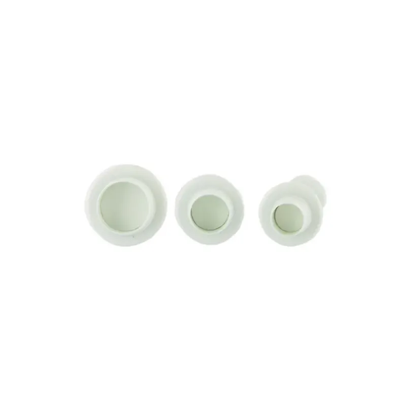 Lot de 3 découpoirs éjecteurs mini-ronds