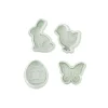 Lot de 4 découpoirs éjecteurs thème Pâques