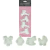 Lot de 4 découpoirs éjecteurs thème Bébé