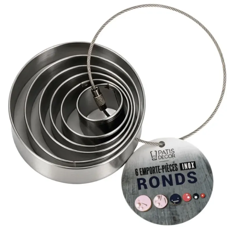 Lot de 6 emporte-pièces "Ronds"