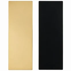Lot de 5 semelles à bûche dorées