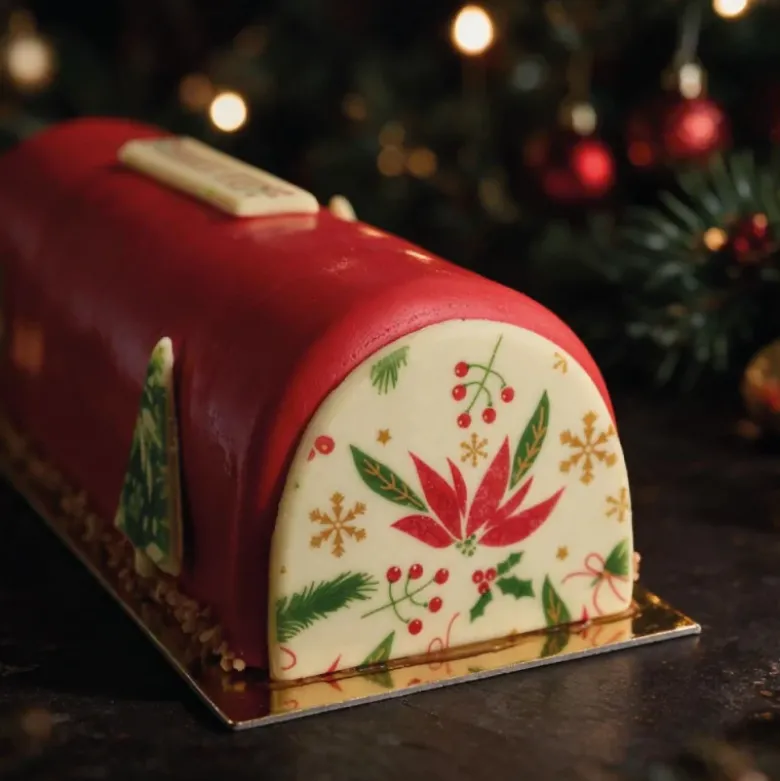 Lot de 5 semelles à bûche dorées