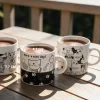 Lot de 4 tasses assorties thème "Chats et Chiens"