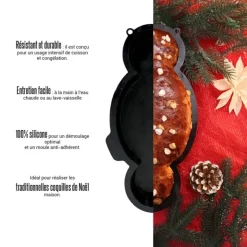 Lot moules pour coquilles de Noël