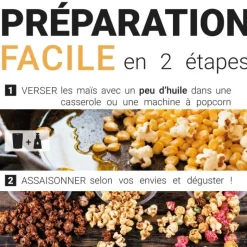 Maïs à popcorn type Butterfly 350 g