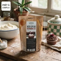 Micro-copeaux de chocolat au lait - 28,1% de cacao - 100g