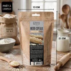 Micro-copeaux de chocolat blanc - 22,5% de cacao - 100g