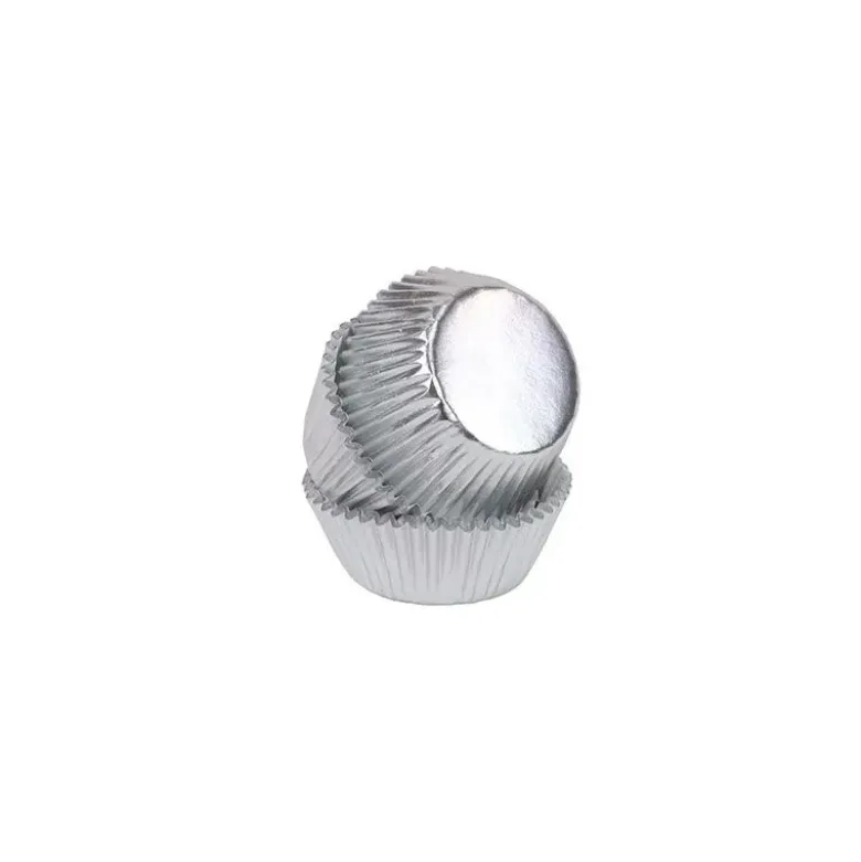 Mini-Caissettes aluminium argentées PME (x45)