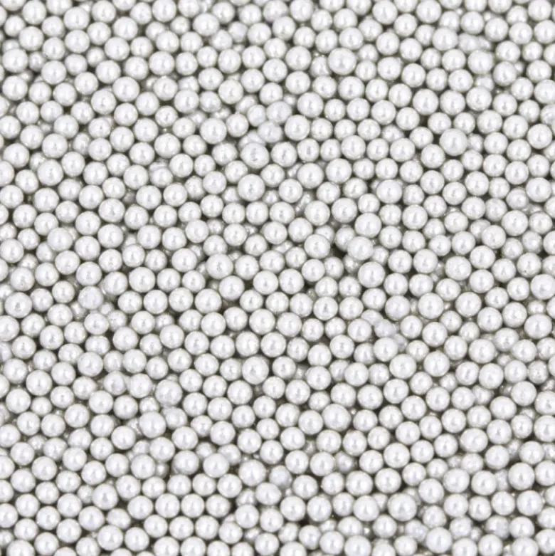 Mini perles argentées comestibles Ø 2 mm 70 g