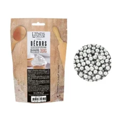 Mini perles argentées comestibles Ø 2 mm 350 g