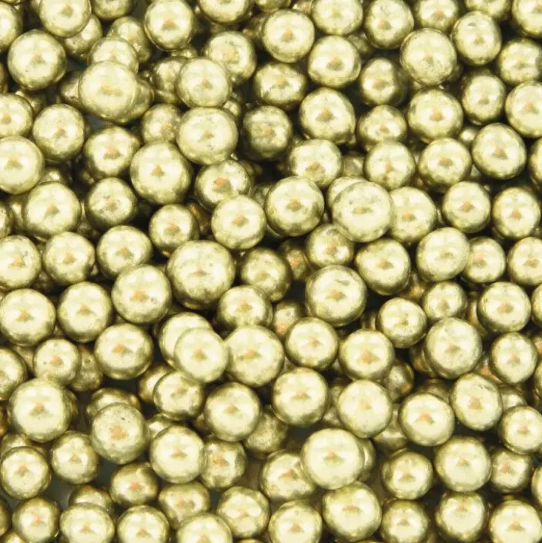 Mini perles dorées comestibles Ø 2 mm 70 g