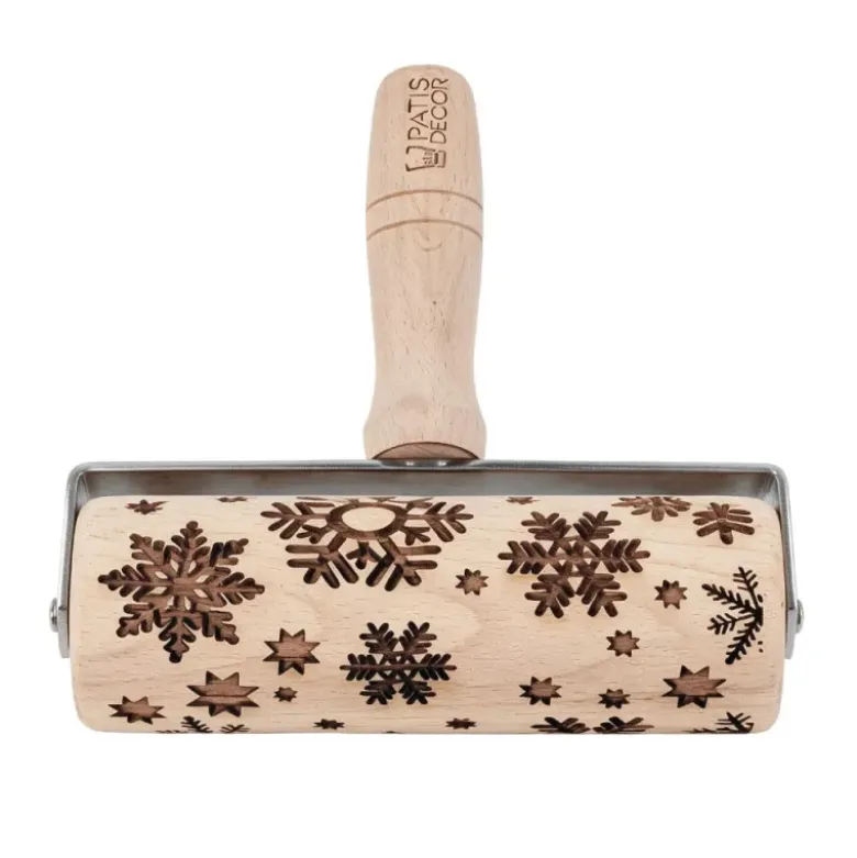 Mini rouleau empreintes Flocons de neige