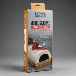 Moule à bûche lisse silicone 30 cm