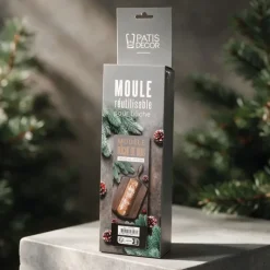Moule à bûche PVC décor